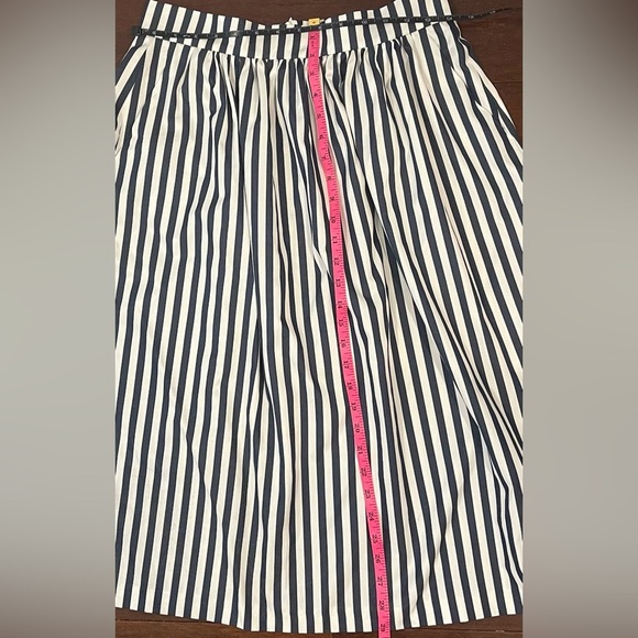 NWT ZARA NAVY STRIPED SKIRT large - Picture 6 of 6